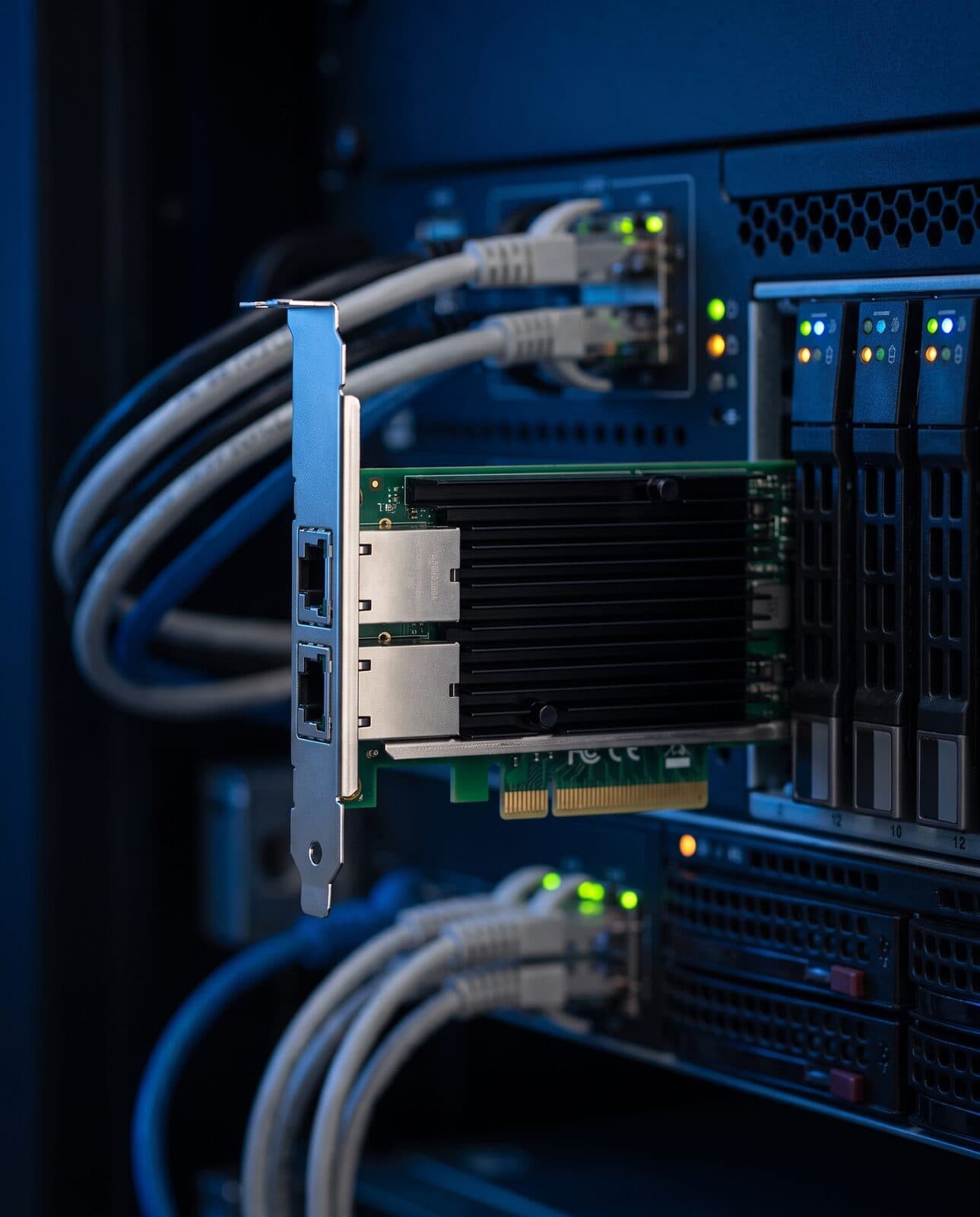 RJ45- Dual Port, Intel X540T2 chipset, 10 GbE PCIE x8/x16 INTEL X540T2 COMPATIBLE