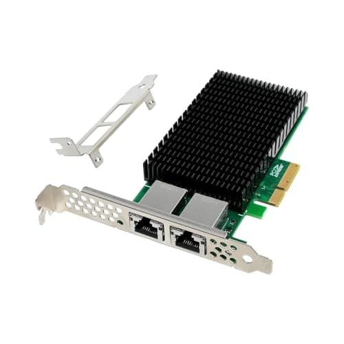 RJ45 Dual Port, Intel X550T2 chipset, 10GbE, PCIE x4, X550 T2 COMPATIBLE