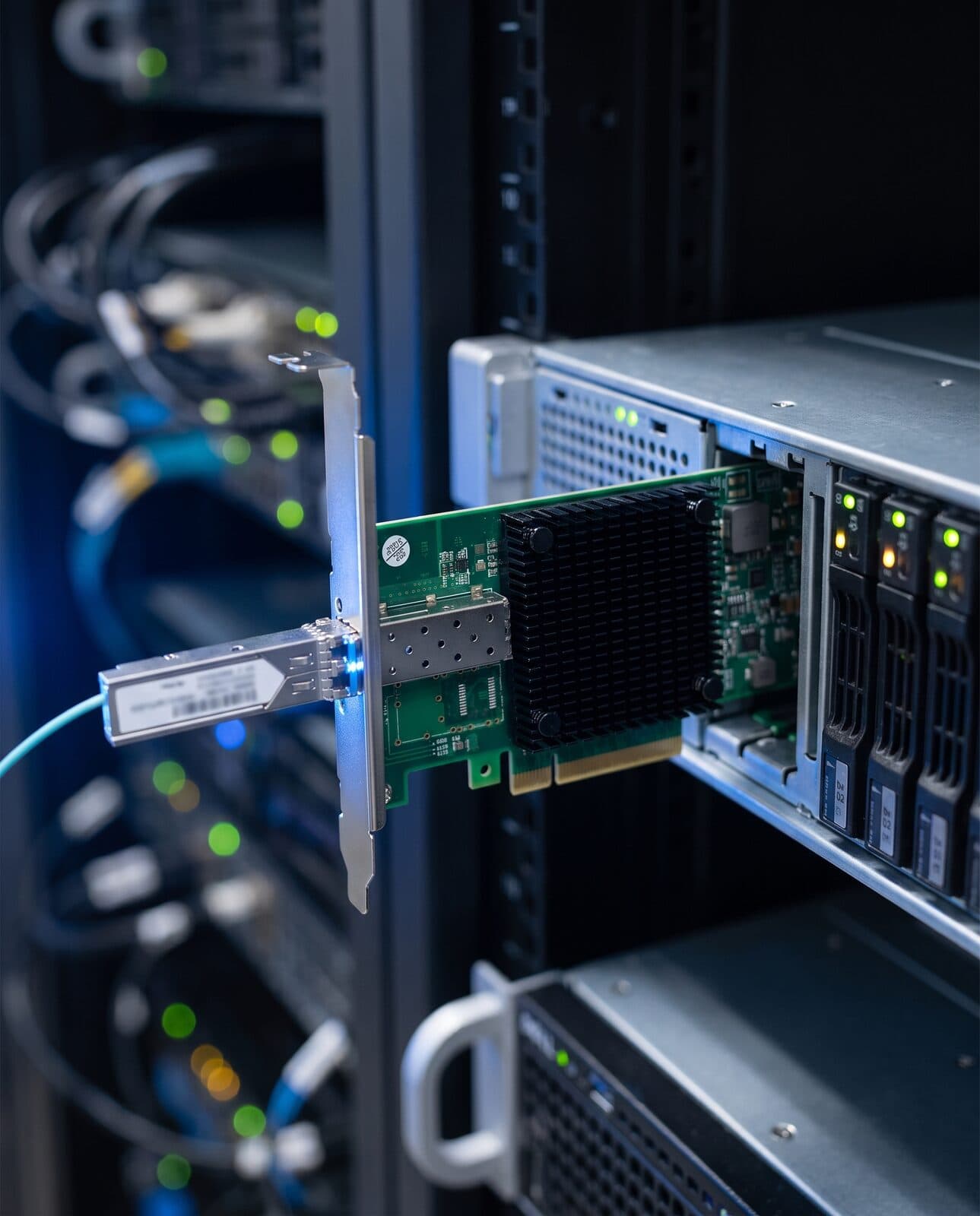 SFP+ Single Port, Intel 82599ES chipset, 10 GbE PCIE x8/x16, INTEL X520 DA1 COMPATIBLE